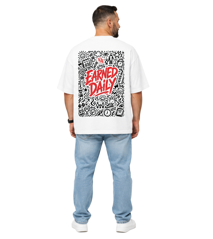 Earned Daily - Oversized Tee