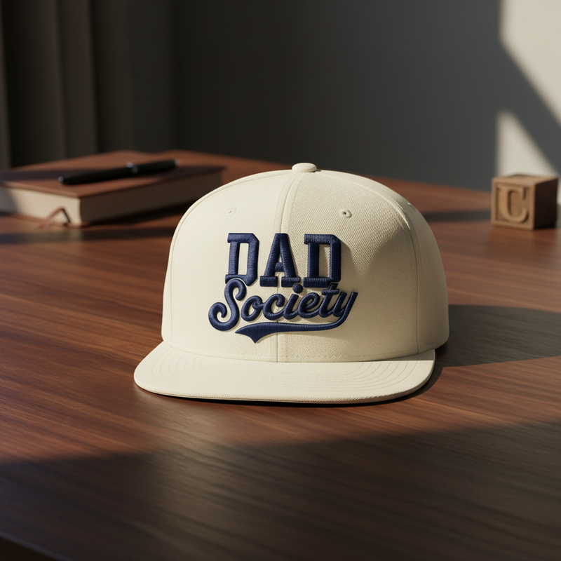 Dad Society Premium Snapback Cap